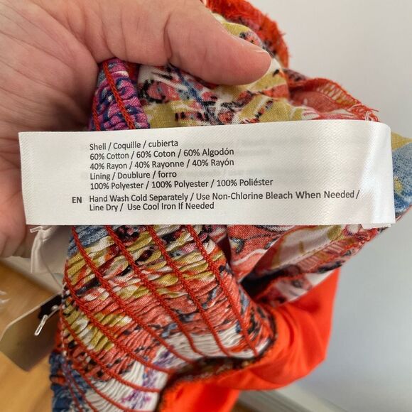 New! BOG Collective Strapless Floral Jumpsuit Romper, Tropical Flowy size XS - Picture 9 of 9